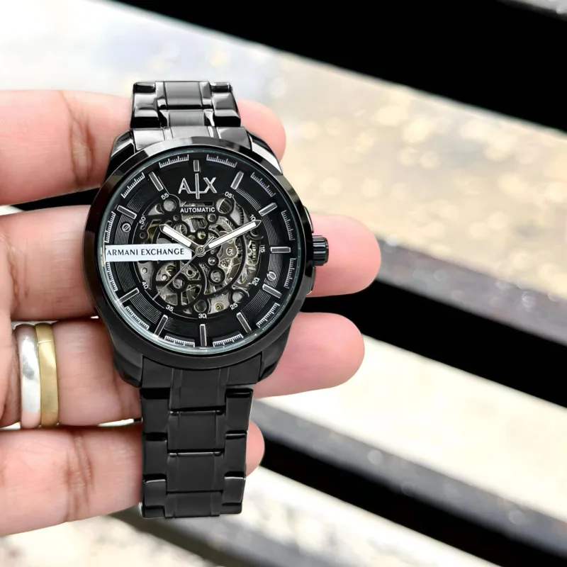 Armani Exchange Hampton Automatic AX2418 Skeleton Black