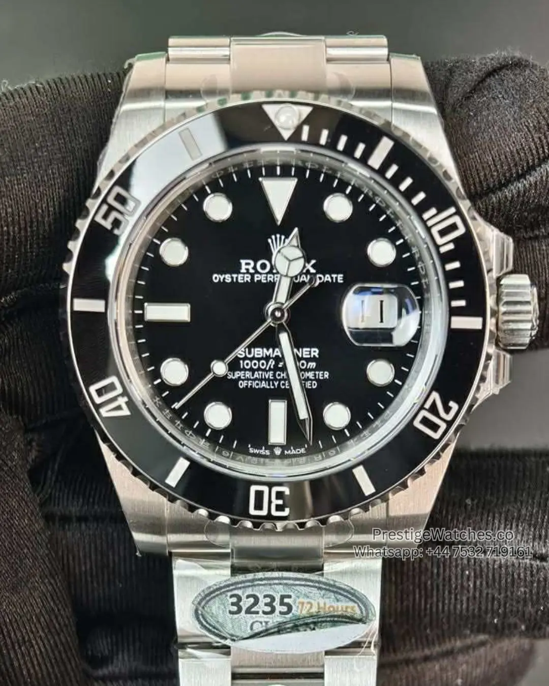 Rolex Submariner Black Dial 126610LN Super Clone 41mm 3235 Movement
