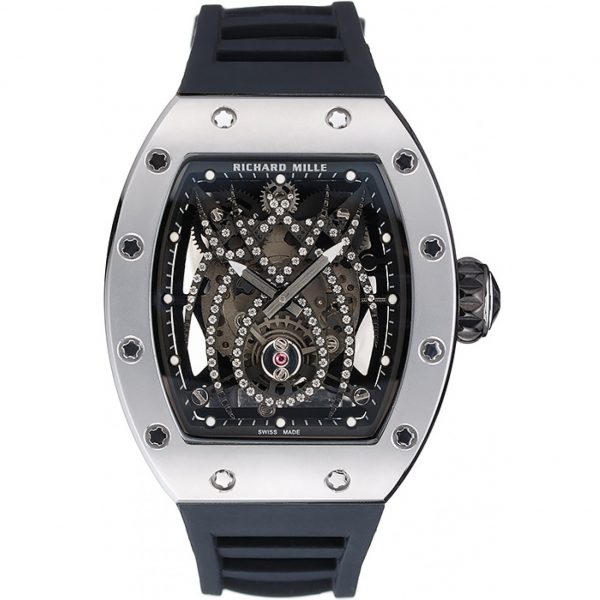 Richard Mille Super Clone RM 19-01 1454256 Men Black Dial Rubber Watch