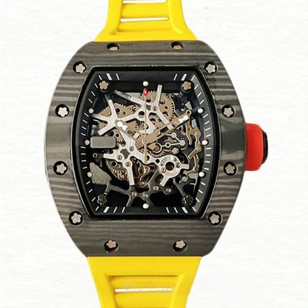 Richard Mille Super Clone RM35 Men Mechanical Watch Rubber Band