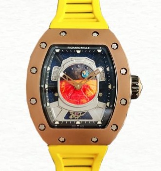 Richard Mille Super Clone RM52-05 Men Mechanical Watch Rubber Band