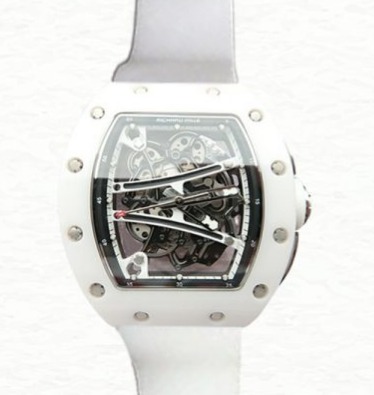 Richard Mille RM061 Super Clone Men Hand Wind Rubber Band Ceramics Bezel Watch