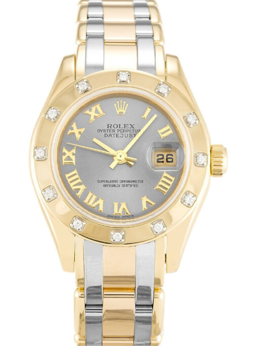 Rolex Pearlmaster 28mm Rhodium Dial 80318 Super Clone