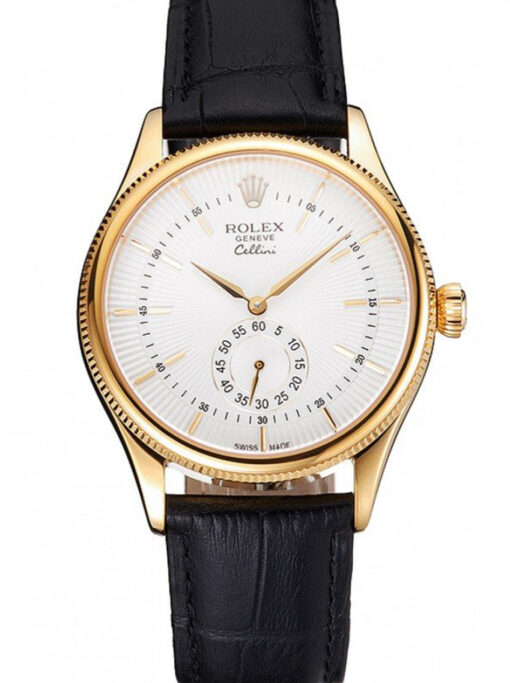 Rolex Cellini 38mm White Dial REP016810 Super Clone