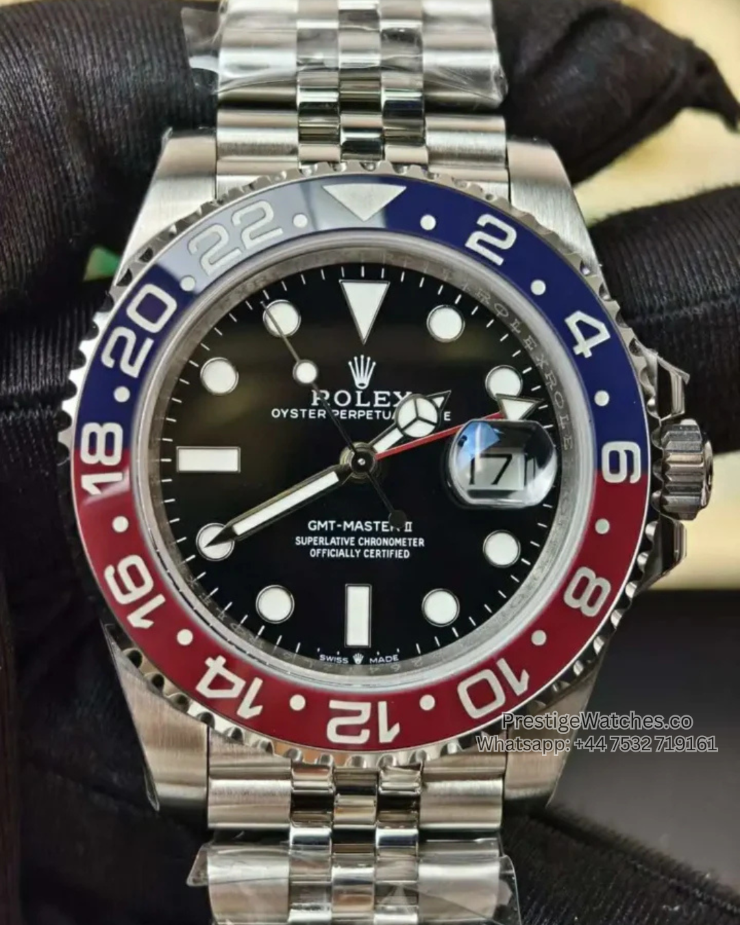 Rolex GMT Master II “Pepsi” Super Clone 16710 40mm 3285 Movement
