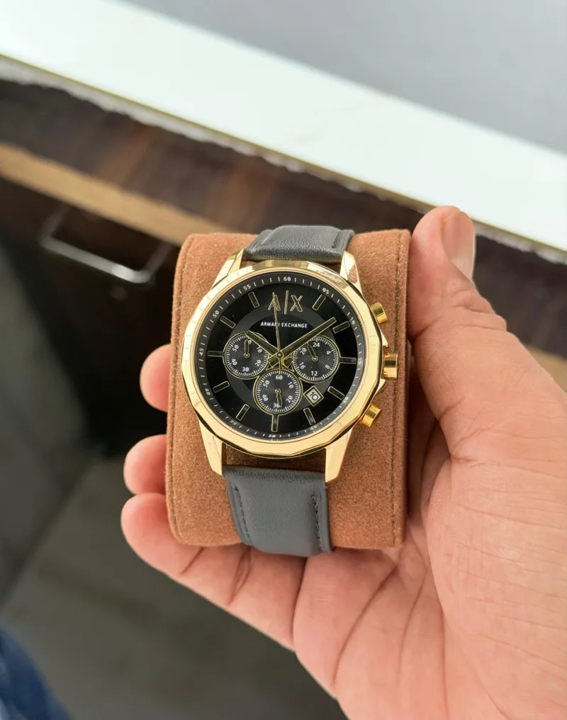 Armani Exchange AX7133 Chronograph Black Gold Dial