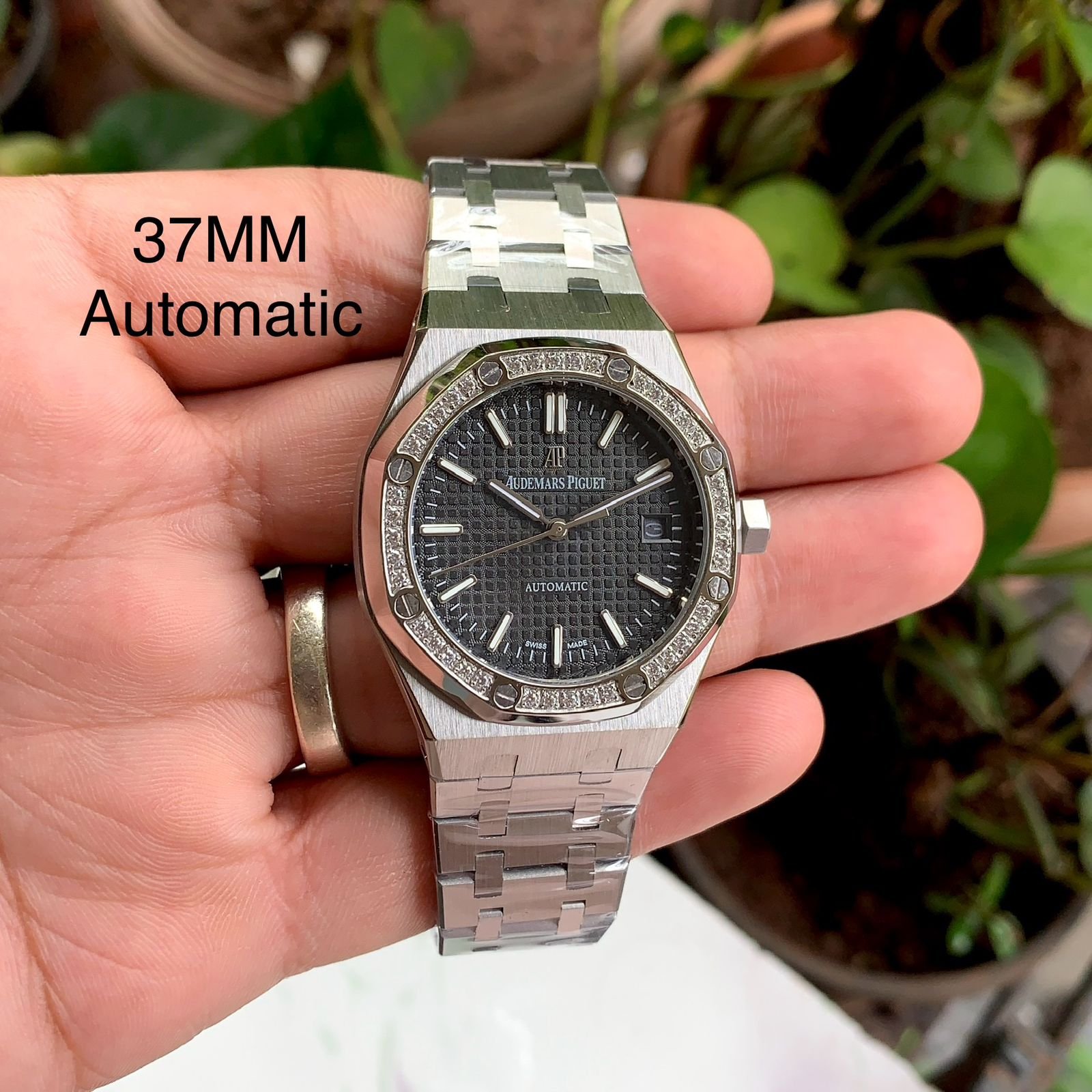 Audemars Piguet Ladies Silver Grey Dial